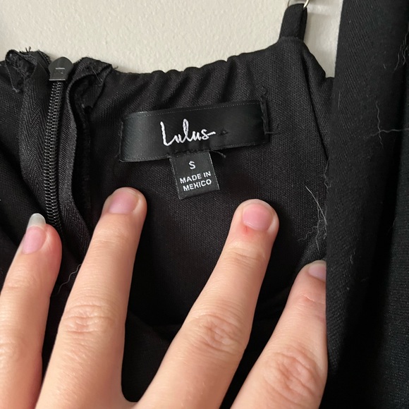 NWOT Lulus All This Appeal Bodycon Midi Black Dress - Picture 5 of 7